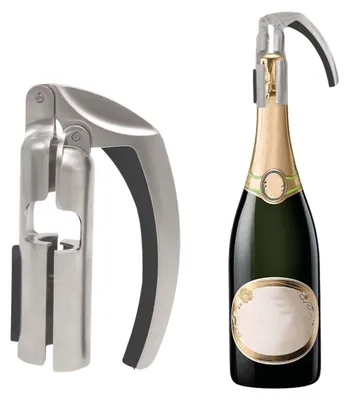 Image de Solidchoice - Tire-bouchon et ouvre-bouteille pour champagne - Aluminium durable, idéal pour les fêtes