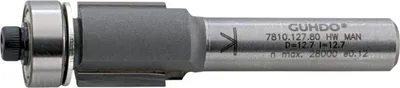Image de Fraise à affleurer HW Z2 S8 D12,7 l25 Guhdo | 4030289073958