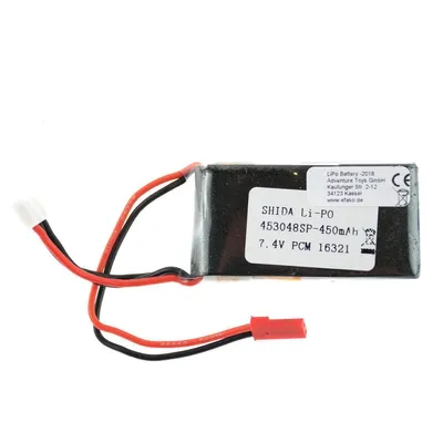 Produktbild von Akku 7,4V / 0450 mAh / Li-Po /Balancer und JST Stecker für alle 7,4 Volt RC Modelle mit JST Stecker