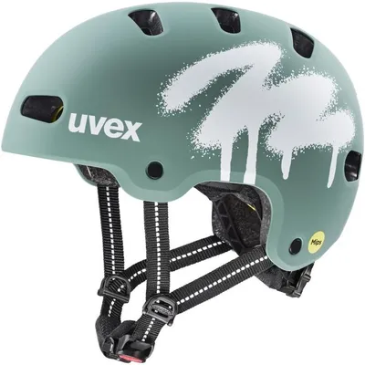 Zdjęcie produktu dla Kask rowerowy dziecięcy UVEX Kid 4 Style MIPS, zielony