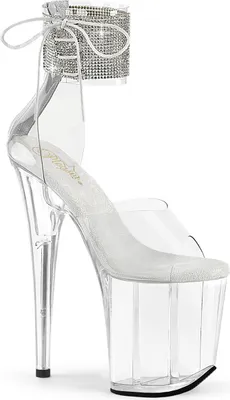 Produktbild von FLAMINGO-824RS Damen Sandale von Pleaser, Transparent  , EU 40, US 10