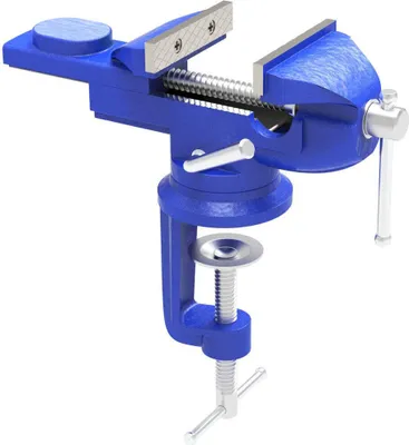 Produktbild von Tischschraubstock Schraubstock 50mm mit Amboss 360° drehbar für Werkbank