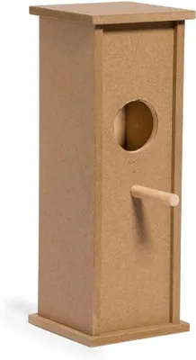 Image de Nichoir en bois à monter soi-même - Nichoir écologique - Lot de 2 (modèle 3)