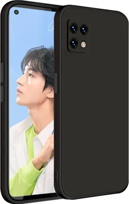 Produktbild von OPPO Reno4 SE Hülle, LaimTop Slim Liquid Silikon Gel Gummi Schutzhülle für OPPO Reno4 SE Schwarz