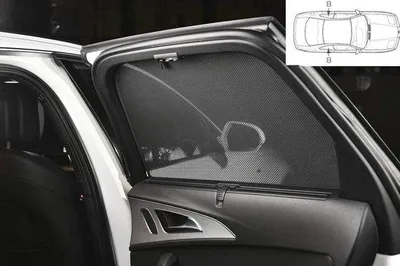 Immagine prodotto di Parasole per il lunotto posteriore per Volvo V60 (2010-2018) - 4 pezzi