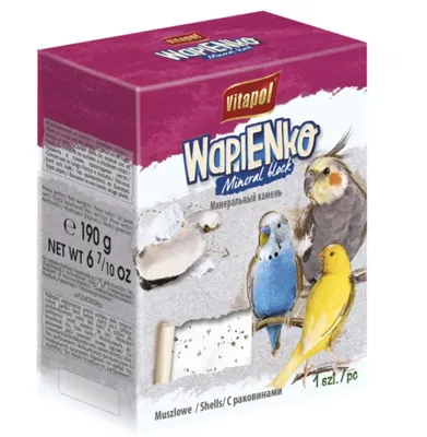 Obrázek produktu pro Vitapol ZVP-2756, Semínka, 190 g, Parrot, Vitamín E, 190 g, Krabice