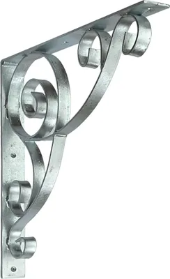 Zdjęcie produktu dla DanDiBo wspornik 50x50 cm głowica zawiasy kute 96420 metal ocynkowany ogniowo łącznik kątowy wspornik kątowy wspornik ścienny wspornik półki