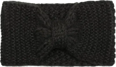 Produktbild von styleBREAKER Damen Strick Stirnband mit Schleife, Reiskorn Strick-Muster, Winter Haarband, Headband 04026006