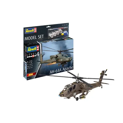 Obrázek produktu pro Revell 63824, Model vrtulníku, Montážní sada, 1:144, AH-64A Apach, Chlapec, Plast