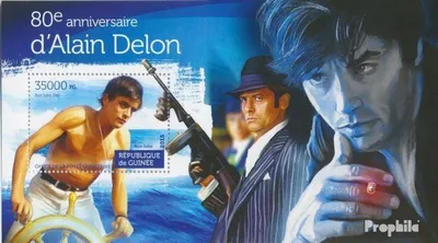 Produktbild von Briefmarken Guinea 2015 Mi Block 2541 (kompl. Ausgabe) postfrisch Alain Delon