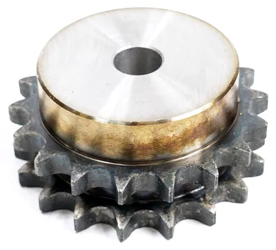 Obrázok produktu pre Ozubené koleso 08B, 21 zubov, s nábojom, kalené, P: 12,7, 1/2″, dvojradové
