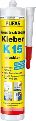 Produktbild von PUFAS Konstruktions-Kleber K15 PP glasklar