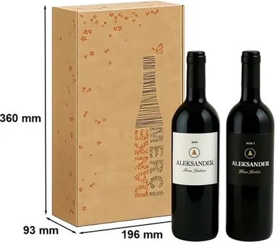 Zdjęcie produktu dla Karton prezentowy ozdobny 360x196x93mm Danke/Merci