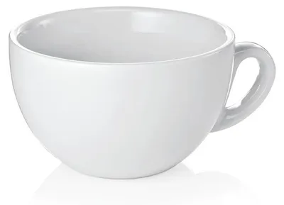 Produktbild von 36x Cappuccino Tasse Obertasse Italia 280 ml weiß, Porzellan