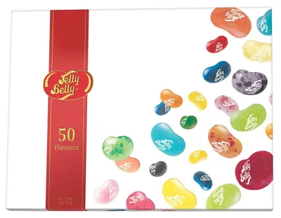 Produktbild von Jelly Belly 50 Sorten Mix Geschenkpackung 600g