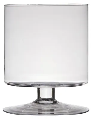 Produktbild von Glasschale auf Fuß CYLINDER H. 19cm D. 14cm rund transparent Hakbijl