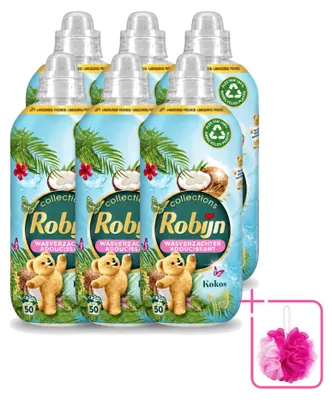 Produktbild von 6 x Robijn Collections Weichspüler Kokos - 1,25 l - Sparpackung - 6 Stücke