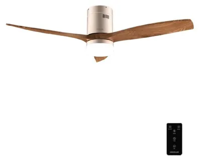 Obrázok produktu pre Cecotec EnergySilence Aero 5600 Classic, Domáci lopatkový ventilátor, Zlato, Drevo, Strop, 30 m², 132 cm, Diaľkový ovládač