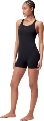 Produktbild von Speedo Damen Eco Endurance+ Medalist Legsuit Badeanzug für Damen, Farbe:Schwarz, Größe:40