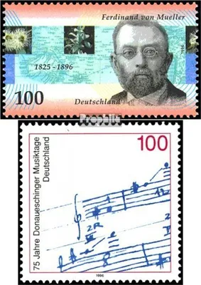 Produktbild von Briefmarken BRD (BR.Deutschland) 1996 Mi 1889,1890 (kompl.Ausg.) gestempelt 100.Todestag von Mueller