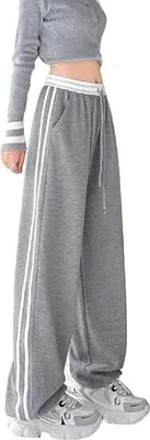 Produktbild von Damen Jogginghosen Lang - Locker und Bequem mit Extra Langem Bein, Elastischem Bund, Kordelzug, und Taschen