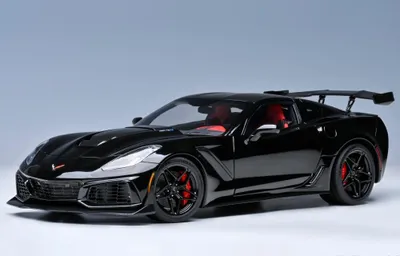 Produktbild von Autoart 71276 Chevrolet Corvette C7 ZR1 2019 schwarz 1:18