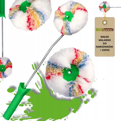 Immagine prodotto di Rullo Per Verniciatura Angolare Rullo Angolare Manico Lungo + Ricambio