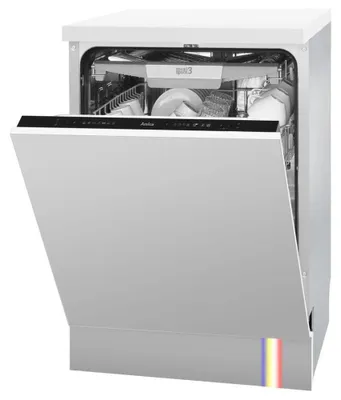 Zdjęcie produktu dla Amica DIM64C7EMONqH, W pełni wbudowany, Pełny rozmiar (60 cm), Biały, Czarny, Przyciski, LED
