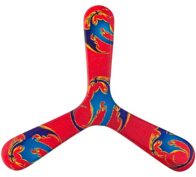Produktbild von Bumerang Wallaby Boomerang Dragons WB005 Rot 24 cm