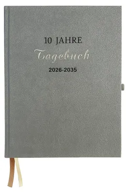 Produktbild von ADINA 10 Jahre Tagebuch A4 (2026–2035) – Erinnerungsbuch mit 1 Seite pro Tag für 10 Jahre – Langzeit-Journal, Jahresvergleich, Geschenkidee