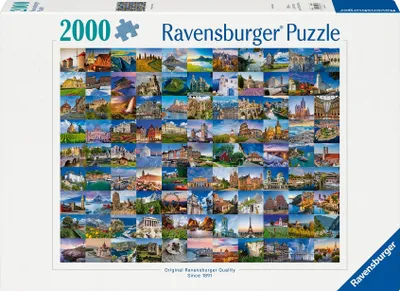 Image de Puzzle Ravensburger : 2000 pièces pour adultes et enfants à partir de 14 ans – Europe en