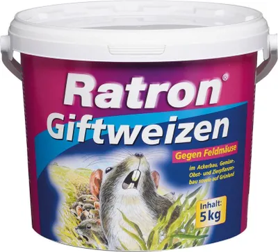 Produktbild von Ratron Giftweizen 5kg-Eimer Schadnagerbekämpfung Nager Bekämpfung Feldmaus Maus