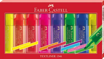 Produktbild von Faber Castell Textmarker TL 46 1-5 mm Superfluor 8er