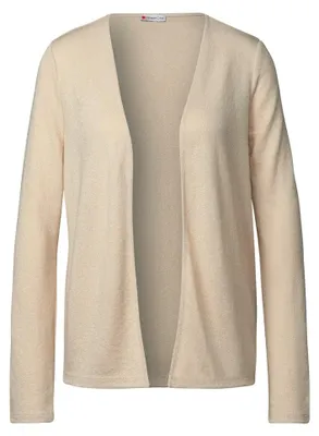 Produktbild von Street One Cardigan 'Style Nette', A322908, Baumwolle beige, Gr. 40