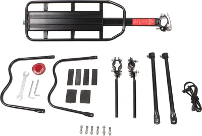 Produktbild von Fahrrad Gepäckträger universell halbschnellspanner leicht Aluminiumlegierung Kunststoff Fahrrad Ladefläche
