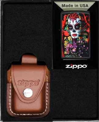 Obrázek produktu pro Sada zapalovačů ZIPPO SUGAR SKULL WOMAN DESIGN dárek No4
