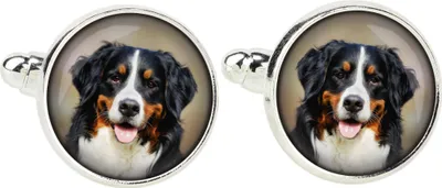 Produktbild von Berner Sennenhund, Dürrbächler, Bouvier bernois - Manschettenknöpfe, Hemdverzierung, Hemdanhänger der Marke Art-Dog