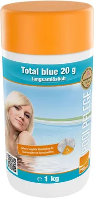 Produktbild von Steinbach Poolpflege Total Blue Chlorprodukt 1 kg Tabletten,löslich