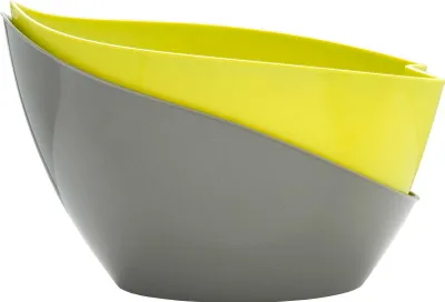 Produktbild von Plastia | Pflanzkübel Doppio - 21x14x14 cm - Grün/Anthrazit - Selbstbewässernd - Ideal für Kräuter
