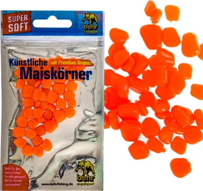 Produktbild von Mais Imitat künstliche Maiskörner für Karpfen, Farbe:ROT