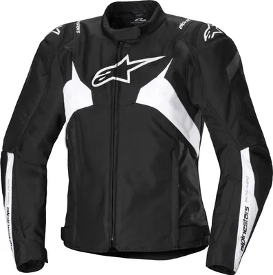 Produktbild von Alpinestars Stella T-Jaws V4 wasserdichte Damen Motorrad Textiljacke, schwarz/weiß, S