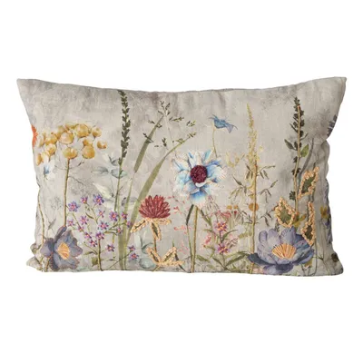 Produktbild von Dekokissen BLOMSTER, Blumenmuster, 100% Baumwolle