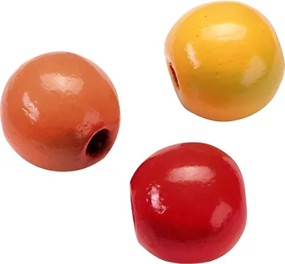 Produktbild von KNORR PRANDELL Holzperlen-Mix Ø 6 mm Buche Deutschland gelb rot