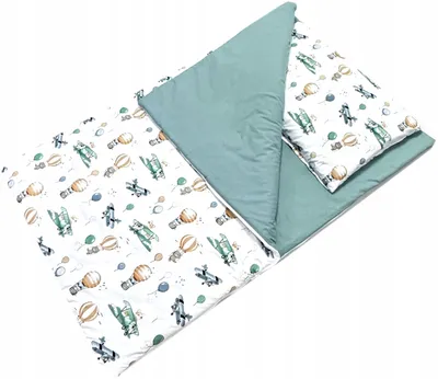 Produktbild von LaMinia Schlafsack Bettwäsche Set mit Kissen AVIONAUCI