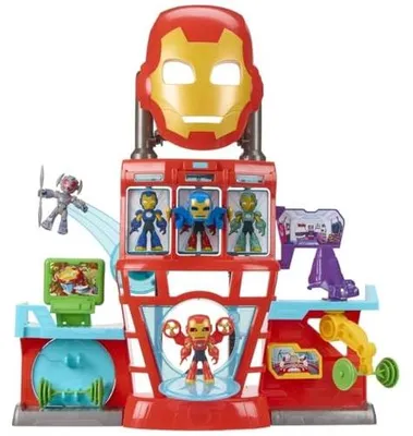 Produktbild von Hasbro Iron Man Spielzeug Spielset - Iron Man IQ Playset für Kinder
