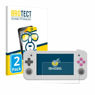 Produktbild von 2x Für Anbernic RG505 Schutzfolie BROTECT Displayschutz Display Schutz Folie Klar Transparent