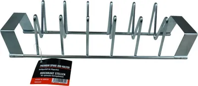Produktbild von Spare-Rib Halter BBQ Edelstahl Braten Truthahn Hähnchen