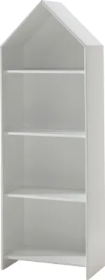 Image de CASAMI Armoire à étagères ouverte, avec 4 compartiments, finition MDF laqué