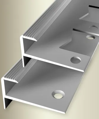 Produktbild von PROVISTON | Treppenkanten- & Winkelprofil | Aluminium | 36 x 18.5 x 1000 mm | Silber | Winkelprofil