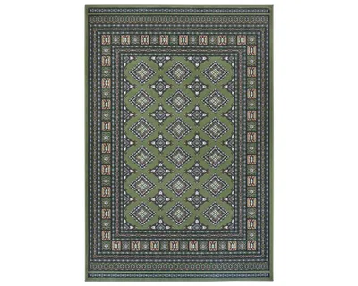 Zdjęcie produktu dla Klasyczny, tradycyjny zielono kremowy dywan do salonu 160x230cm